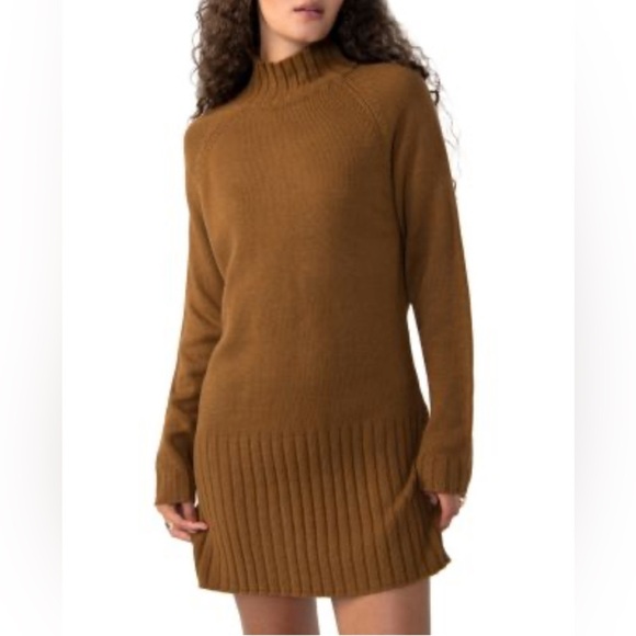 SANCTUARY the sweater mini dress in spice - Picture 8 of 12